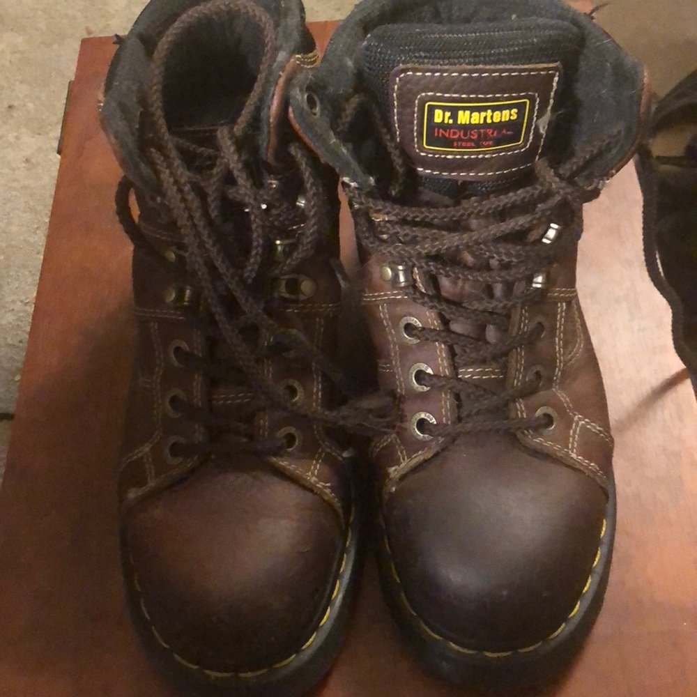 Dr. Martens industrial steel toe safety boot